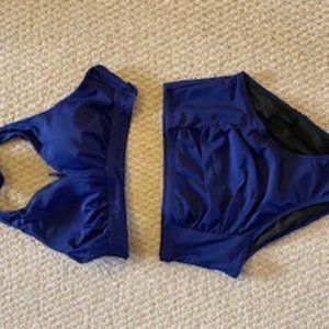 Navy High Waisted Bikini